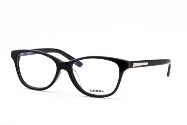COBRA CA1207-BLK Brille Damen Schwarz Kunststoff Frontgröße 136mm