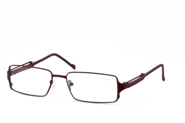 L.A.Cool LA9119-C3 Brille Unisex Rot Kunststoff Flex & Stahl Frontgröße 135mm