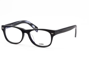 COBRA CA1204-BLK Brille Unisex Schwarz Kunststoff Frontgröße 133mm