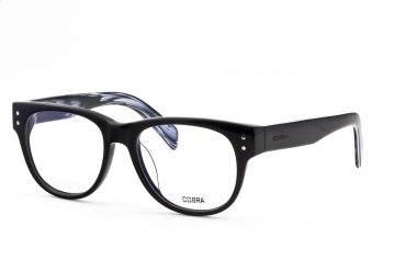 COBRA CA1205-BLK Brille Unisex Schwarz Kunststoff Frontgröße 134mm