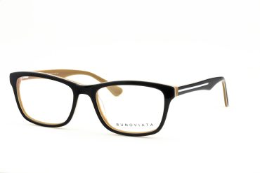 Bunoviata B4030-C1 Brille Unisex Schwarz Kunststoff Frontgröße 138mm