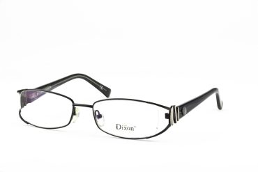 Dixon D9165-BLACK Brille Damen Schwarz Kunststoff & Stahl Frontgröße 133mm