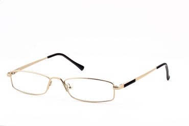 Top-Brille Collection U3-C1 Brille Unisex Goldfarben Stahl Frontgröße 135mm