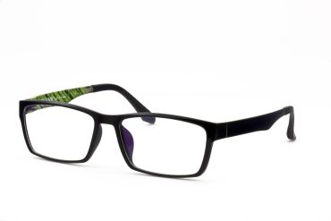 Top-Brille Collection T8076-C4 Brille Unisex Schwarz Kunststoff Flex Frontgröße 139mm