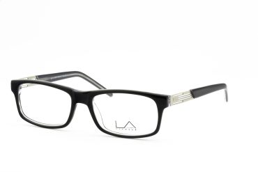 L.A.Cool LA9274-C1 Brille Unisex Schwarz Kunststoff & Stahl Frontgröße 135mm