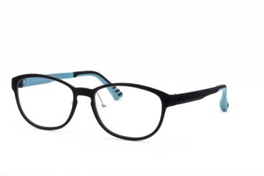 Top-Brille Collection 2003-C2 Brille Damen Schwarz Kunststoff Flex Frontgröße 135mm