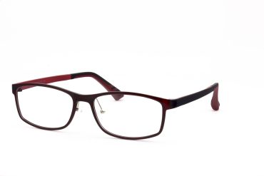 Top-Brille Collection 2025-C6 Brille Damen Rot Kunststoff & Kunststoff Flex Frontgröße 135mm