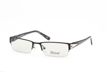 Dixon D9245-C22-BLACK Brille Herren Schwarz Kunststoff & Stahl Frontgröße 130mm