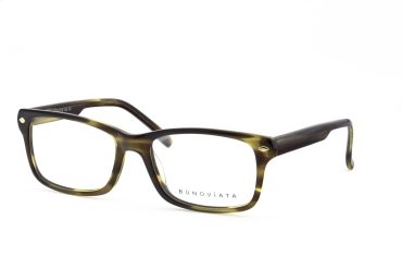 Bunoviata B4003-C2 Brille Unisex Grün Kunststoff Frontgröße 138mm