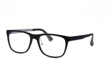 Top-Brille Collection 2007-C5 Brille Herren Schwarz Kunststoff Flex Frontgröße 135mm