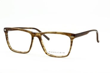 Bunoviata B4015-C2 Brille Unisex Braun Kunststoff Frontgröße 141mm