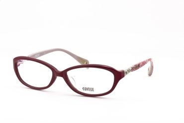 Eavoux 1608-C5 Brille Damen Rot Kunststoff Frontgröße 129mm