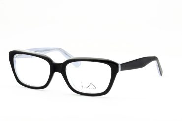 L.A.Cool LA9202-C1 Brille Damen Schwarz Kunststoff Frontgröße 133mm