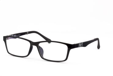 Top-Brille Collection T8073-C12 Brille Damen Schwarz Kunststoff Flex Frontgröße 135mm