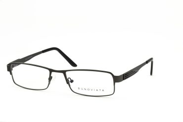 Bunoviata P1131-GUN Brille Herren Anthrazit Stahl Frontgröße 135mm