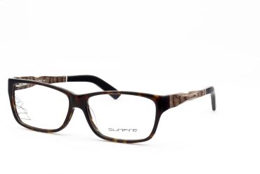 Sunfire S1269-C1 Brille Unisex Braun Kunststoff Frontgröße 133mm