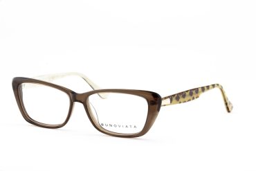 Bunoviata B14040-C3 Brille Damen Braun Kunststoff Frontgröße 130mm