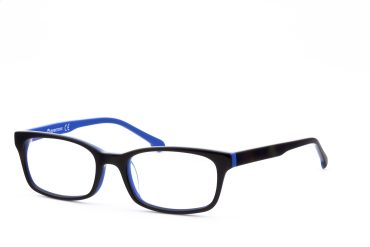 Eyecroxx EC3A322-C2 Brille Unisex Schwarz Kunststoff Frontgröße 124mm