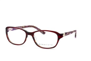 Bunoviata B14042-C3 Brille Damen Rot Kunststoff Frontgröße 130mm