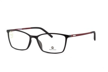 Eyecroxx EC389U-C1 Brille Damen Schwarz Kunststoff & Kunststoff Flex Frontgröße 130mm