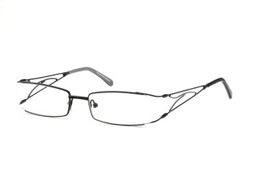 Top-Brille Collection 435D-SCHWARZ Brille Damen Schwarz Stahl Frontgröße 130mm