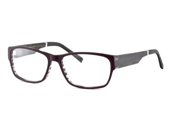 Eigensign 5503 C3 Brille Unisex Lila/Pink Büffelhorn & Kunststoff Frontgröße 130mm