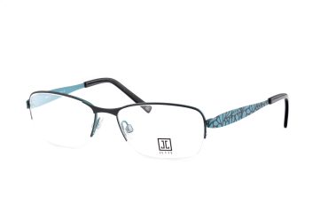 Jette 7502 C3 Brille Damen Anthrazit Stahl & Stahl Flex Frontgröße 128mm