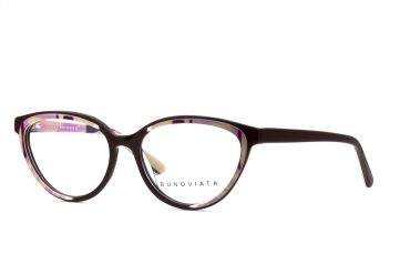 Bunoviata B14073-C2 Brille Damen Braun Kunststoff Frontgröße 135mm