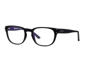 Eyecroxx EC3TR233-C3 Brille Unisex Schwarz Kunststoff & Kunststoff Flex Frontgröße 133mm