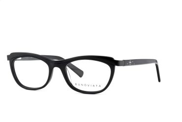 Bunoviata B14072-C1 Brille Damen Schwarz Kunststoff Frontgröße 138mm