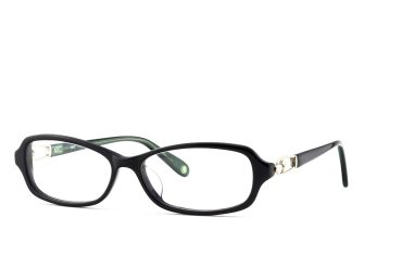 Eavoux 1602-C1A Brille Damen Schwarz Kunststoff Frontgröße 137mm