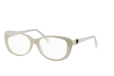Bunoviata B14039-C3 Brille Damen Weiss Kunststoff Frontgröße 132mm