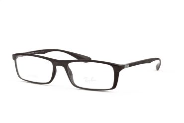 Ray Ban RX-7035-5334 54 Brille Herren Braun Kunststoff & Kunststoff Flex Frontgröße 135mm