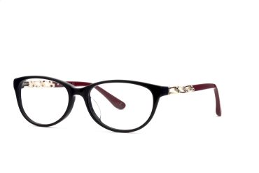 Eavoux 1626-C1B Brille Damen Schwarz Kunststoff Frontgröße 130mm