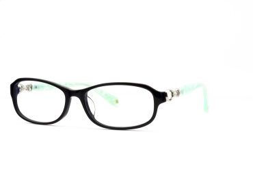 Eavoux 1622-C1B Brille Damen Schwarz Kunststoff Frontgröße 135mm