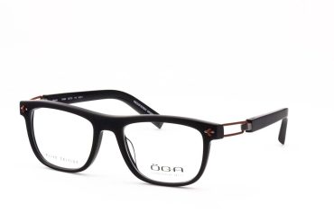 Oga 7458-NO011 Brille Herren Schwarz Kunststoff Frontgröße 137mm
