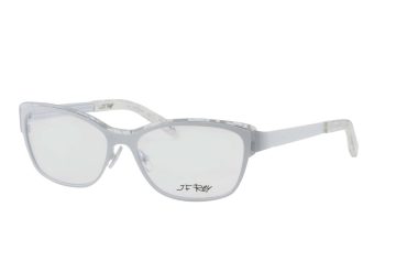 J.F.Rey JF2554-C 1010 Brille Damen Weiss Stahl & Stahl Flex Frontgröße 137mm