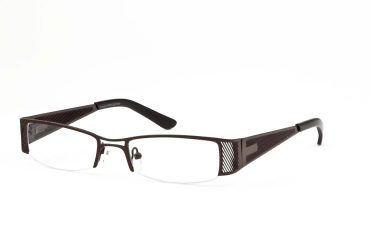 Top-Brille Collection 456-BRAUN Brille Damen Braun Stahl Frontgröße 133mm