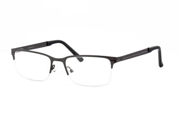 646-a Brille Herren Anthrazit Stahl Frontgröße 135mm