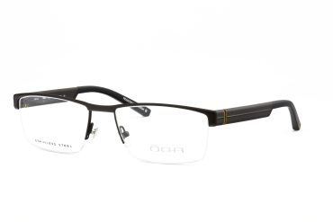 Oga 7660-MM122 Brille Herren Braun Stahl Frontgröße 140mm