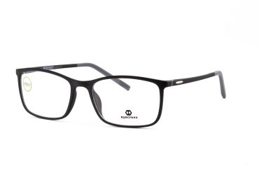Eyecroxx EC390U-C1 Brille Unisex Schwarz Kunststoff & Kunststoff Flex Frontgröße 133mm