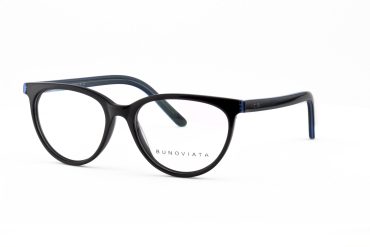 Bunoviata B14256-C3 Brille Damen Schwarz Kunststoff Frontgröße 135mm