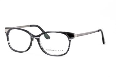 Bunoviata B14200-C1 Brille Damen Grau Kunststoff & Stahl Frontgröße 135mm