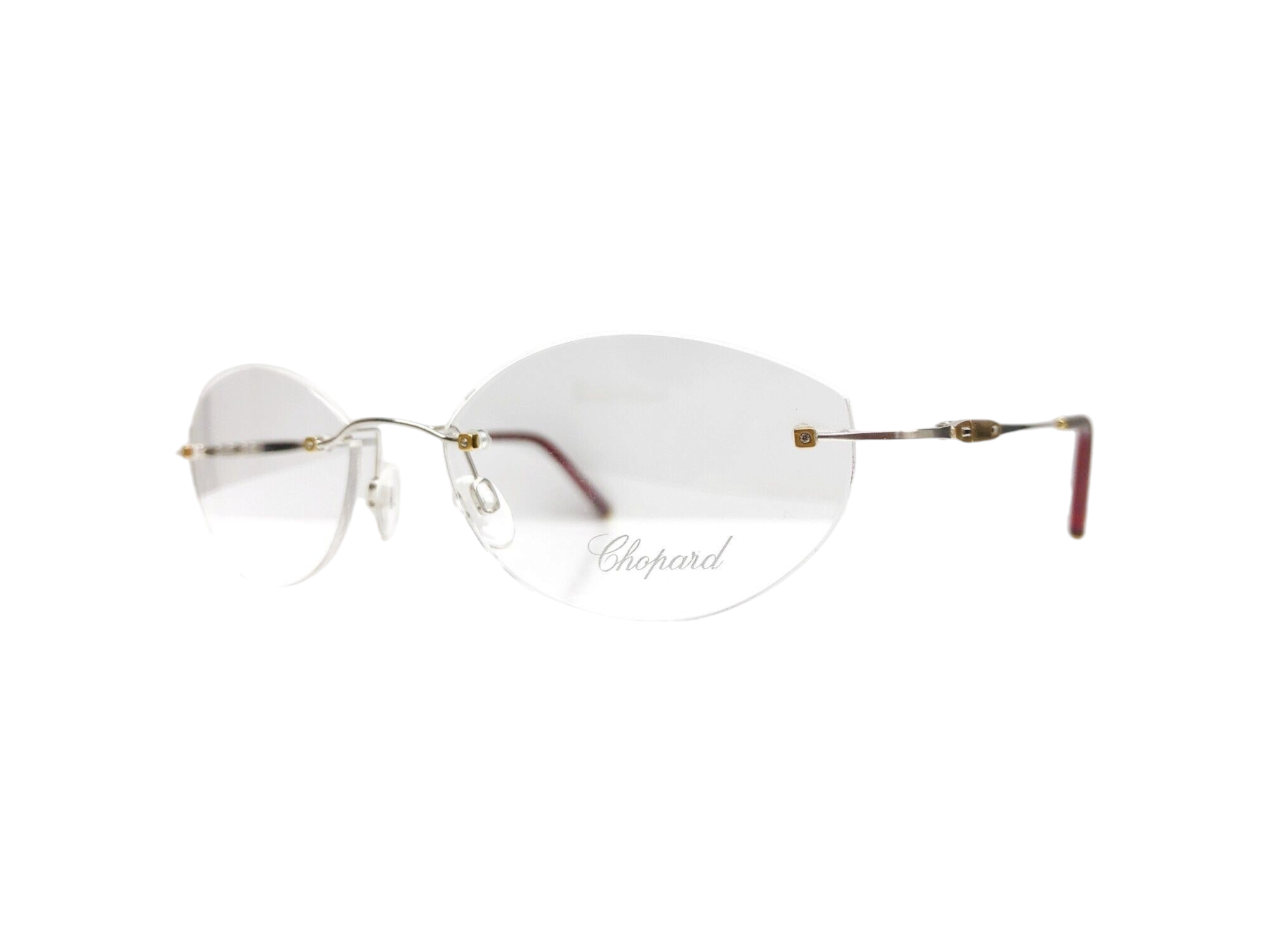 RARE Chopard 6057 C076 80 23KT GP VINTAGE 80er Jahre Brille Eyeglasses Frame